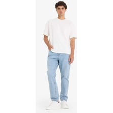 DeFacto %100 Pamuk 90's Slim Fit Dar Kalıp Yüksek Bel Dar Paça Jean Yıkamalı Pantolon E1371AX25AU