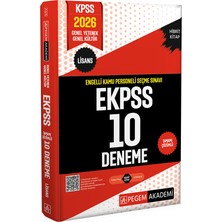 2026 E-Kpss Engelli Kamu Personeli Seçme Sınavı Konu Anlatımı-Soru Bankası-Çözümlü 10 Deneme-3deneme