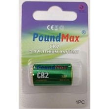 Poudmax Lityum Cr-2 (CR17355, Cr-2m, Dlcr2, Kcr2, 6206) Pil, 3V | 1x 1-Paket