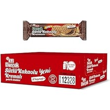 Burçak Sütlü Kakaolu Kremalı Yulaflı Bisküvi 100 G x 12 Adet