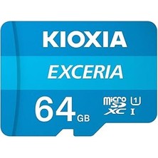 Kioxia Exceria 64GB Microsdxc Kart – Uhs-I, R100MB/S Okuma