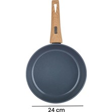 Schafer Fiesta 24 cm Seramik Tava 1 Parça-Siyah
