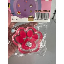 Işıklı Yumuşak Sevimli Squishy Kedi Pati Sıkma 7 cm Pati Sukuşi