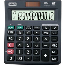 Mas Ofis Tipi Orta Hesap Makinası 6934
