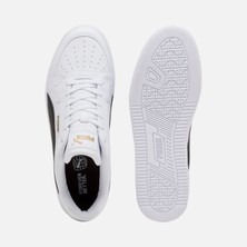 PUMA Caven 2.0 392290-03 ERKEK Beyaz-Siyah-Gold Günlük Sneaker Ayakkabı