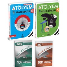 Anla Kazan + Arı 2026 5. Sınıf Atölyem Matematik ve Fen Bilimleri + Anla Kazan Deneme 4 Lü Set