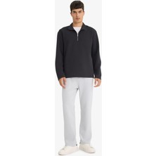 DeFacto Regular Fit Beli Bağcıklı Düz Paça Cepli Eşofman Altı E7829AX25AU