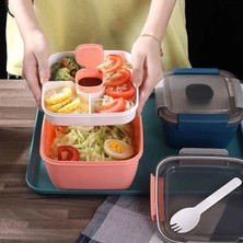 Nigulasi 1100ML/1500ML Taşınabilir Öğle Yemeği Kutusu Konteyneri 2 Katmanlı Izgara Salata Kasesi Bento Kutuları Salata Kaseleri Öğle Yemeği Kutusu Öğle Yemeği Konteyneri Yiyecek Için (Yurt Dışından)