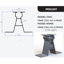 Prime Steel H55 Alüminyum Profil Solar Alt Konstrüksiyon Seti