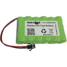 7.2V 2700MAH Siyah Soketli Oyuncak Araba Pili