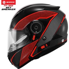 Scoyco FF-868 Çene Açılır Kask Güneş Vizörlü Sky Breaker (S)
