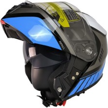 Mts M-966 Çene Açılır Kask Güneş Vizörlü WX91 (M)