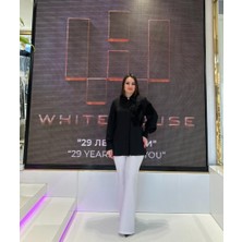 Büyük Beden Beli Lastk Detaylı ve Çift Cepli Pantolon