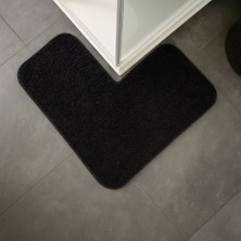 Shaggy Köşe Duş Banyo Paspası