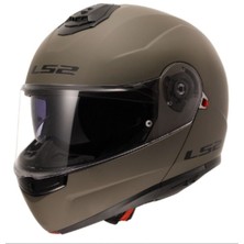 Ls2 Strobe 2 Çene Açılır Kask Mat Kum Xl