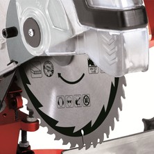 Einhell Gönye Testere TC-MS 2112 (max. 1.600 W, 5.000 devir/dakika, yüksek kaliteli HM dişli testere bıçağı, 45° sola/sağa ayarlanabilir döner masa) - 4300295
