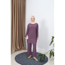 Tuniği Piliseli Pantolonlu Takım