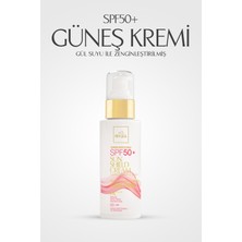 Güneş Kremi SPF50+ 100 ml | Gülsuyu ile  Zenginleştirilmiş - Winter & Summer Sun Shield - Uva & Uvb