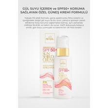 Güneş Kremi SPF50+ 100 ml | Gülsuyu ile  Zenginleştirilmiş - Winter & Summer Sun Shield - Uva & Uvb
