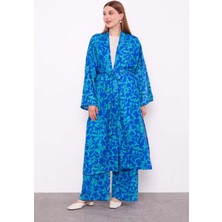 Saks Kimono Pantolon Takım