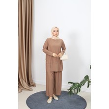 Tuniği Piliseli Pantolonlu Takım