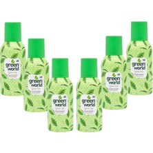 Green World Aerosol Sprey Kolonya 6'lı Set 6x150 ml - Yeşil Çay