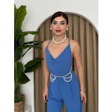 Darcy Sırt Dekolteli Tulum