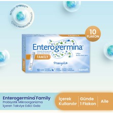 Enterogermina Aile 10 Flakon 4 Milyar Bacillus Clausii Sporu İçeren Probiyotik
