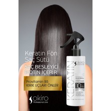 Okiro Besleyici Onarıcı Düzleştirici Keratin ve Biotinli Saç Bakım Sütü 250 Ml.