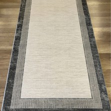 Hoom Rugs Aria 1105 Antrasit Pamuk Tabanlı Modern Halı