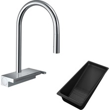Hansgrohe Aquno Select M81 Spiralli Eviye Bataryası Sbox Krom