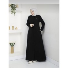 Belde Kadın Büyük Beden Etamin Kumaş Ferace