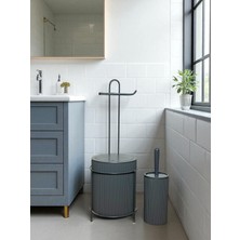 Çöp Kovalı Wc Kağıtlık ve Tuvalet Fırça Seti