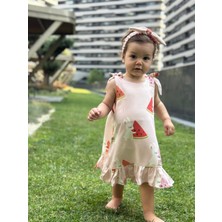 Karpuz Desenli Yazlık Elbise