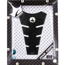 Grippatch CF 250 SR 2023 ile Uyumlu Kaydırmaz 14 Parça 6D Karbon Tank Pad Seti GC15