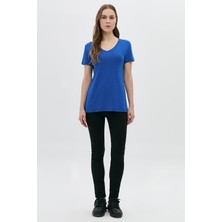 Basic Modal V Yaka T-Shirt