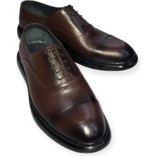 Hakiki Iç Dış Deri  Özel Üretim El Işçiliği Eva Taban Erkek Ayakkabı