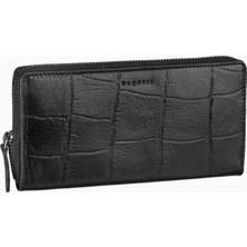 Bugattı Nevio Kadın Deri Fermuarlı Cüzdan Uzun Tasarım, Rfıd Korumalı, Şık ve Güvenli