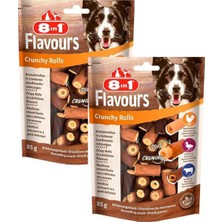 8in1 Flavours Crunchy Rolls Kıtır Köpek Ödül Maması 85GR x 2 Adet