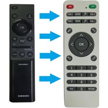 Speeduf Samsung Ah81-15047a HW-C450 HW-Q700B HW-Q710B HW-Q800B HW-Q810B HW-Q930B HW-Q935B Soundbar Ses Sistemi Kumandası