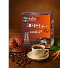 Welıve Kahve 3in1 Reshi & Moringa & Gınseng 20 Adet