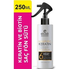 Elose Kırıklara Karşı Etkili Besleyici Onarıcı Keratin ve Biotinli Saç Bakım Fön Sütü 250 Ml.