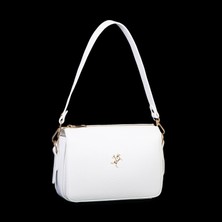 Nas Bag Kadın Omuz ve Çapraz Çanta Beyaz Victoria