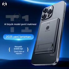 İdragon 144 Dil Destekli İki Yönlü Yapay Zekâ Çeviri Cihazı – iOS & Android Uyumlu Anında Sesli Tercüman Translator