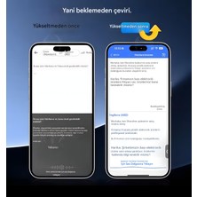 İdragon 144 Dil Destekli İki Yönlü Yapay Zekâ Çeviri Cihazı – iOS & Android Uyumlu Anında Sesli Tercüman Translator