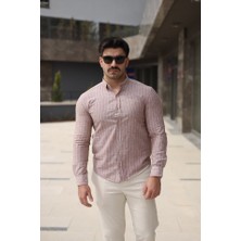 Erkek Çizgi Desenli Gömlek