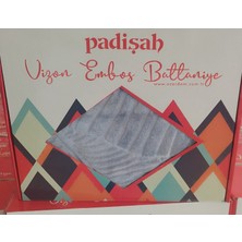 Padişah Vizon Embos Tek Kişilik Kutulu Battaniye 155*215