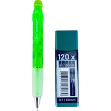 2b , 120' Li 60 mm 0,7 Uç ve Serve Deep 0,7 Uçlu Kalem Seti (N.green Avocado)