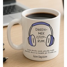 Komik - Esprili Kupa Bardak Dinlenmek Istiyorum Yazılı Komik Kupa Bardak