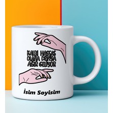 Komik - Esprili Kupa Bardak Isim Soyisimli Tasarımlı Komik Kupa Bardak